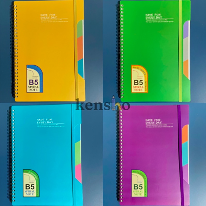 

ID Notebook Buku Catatan Spiral Polos Ukuran B5