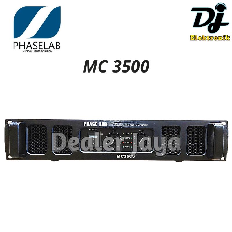 Power Amplifier Phaselab / Phase Lab MC3500 / MC 3500 - 2 channel