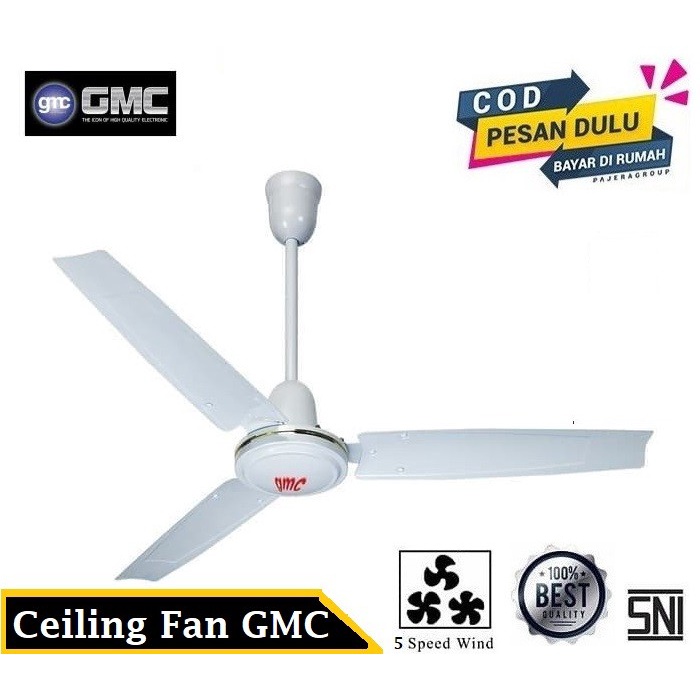 Kipas Angin Langit-Langit (Ceiling Fan) GMC 503 Ukuran 56&quot; Baling Besi-original