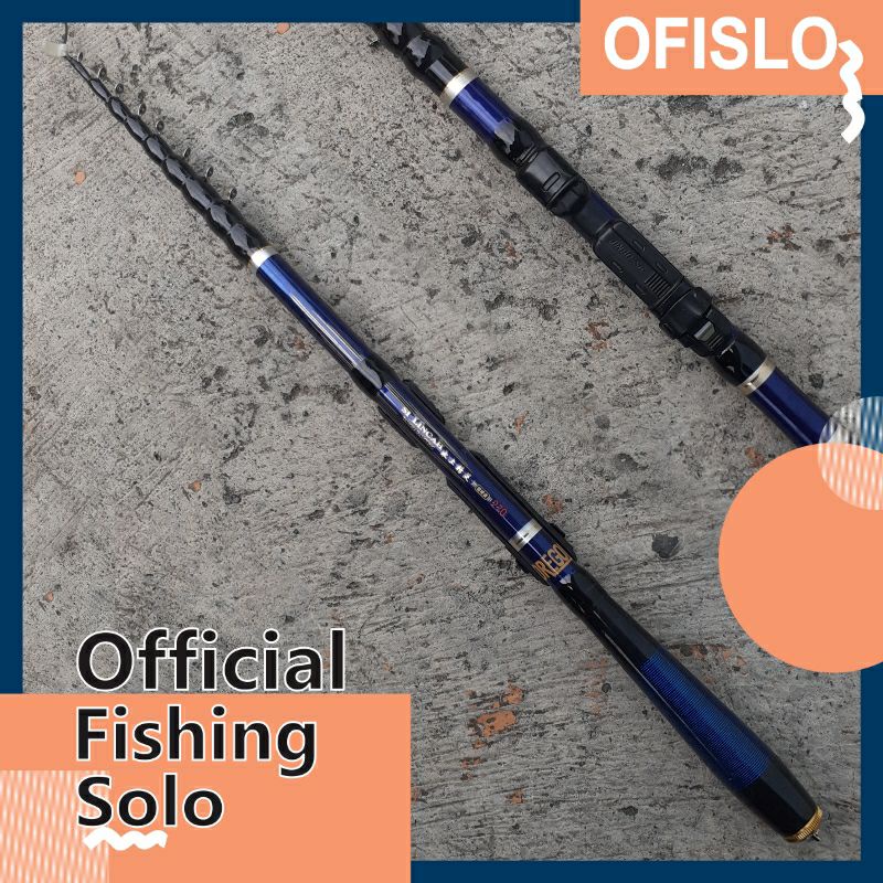 Tegek pancing Oregon Silincah 270 set kolong kaku ruas pendek