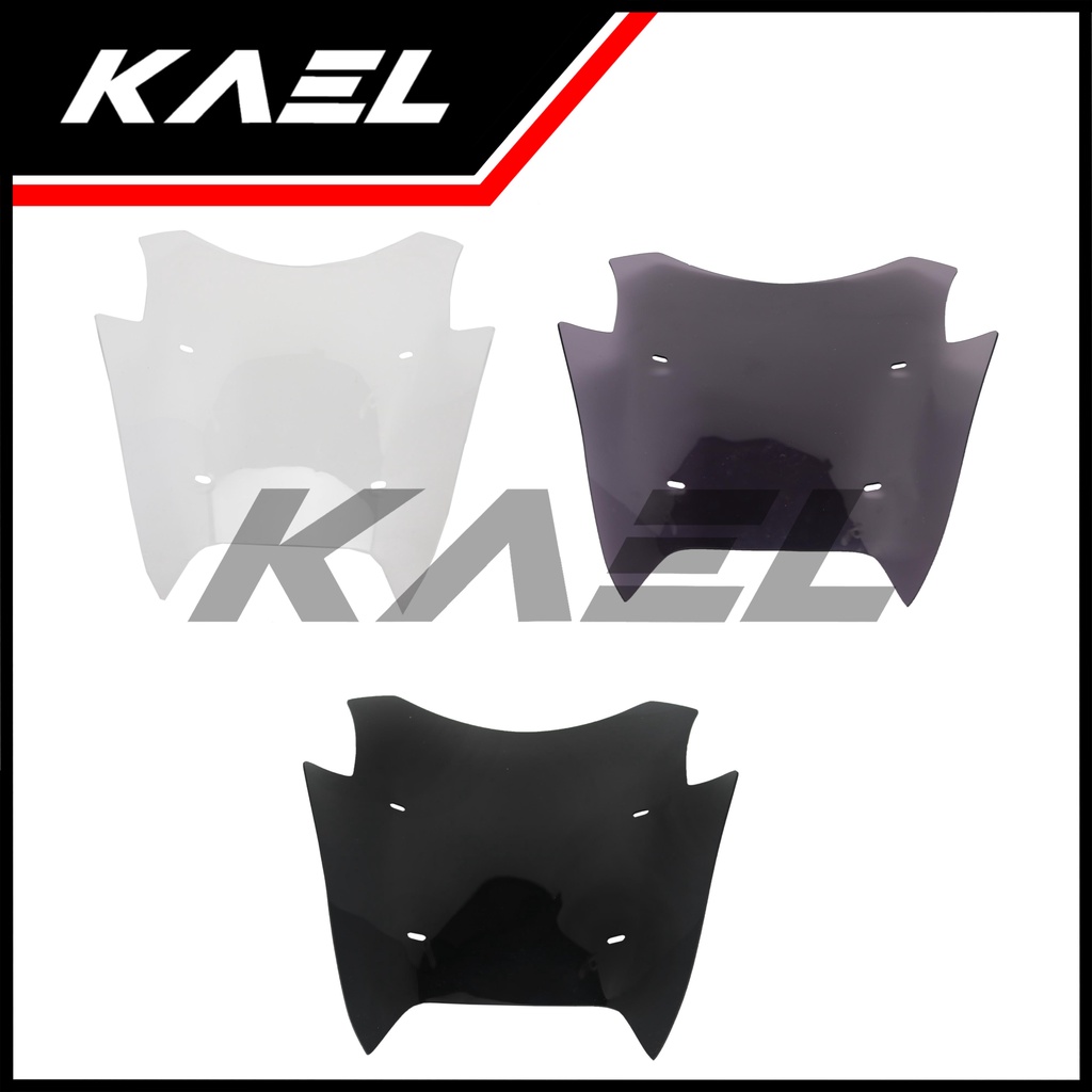 Visor Ocito Yamaha NMAX Old New 2020-2023 Hitam Bening Ribben Smoke Windshield Winsil Winshild Wind Shield Sil Shild