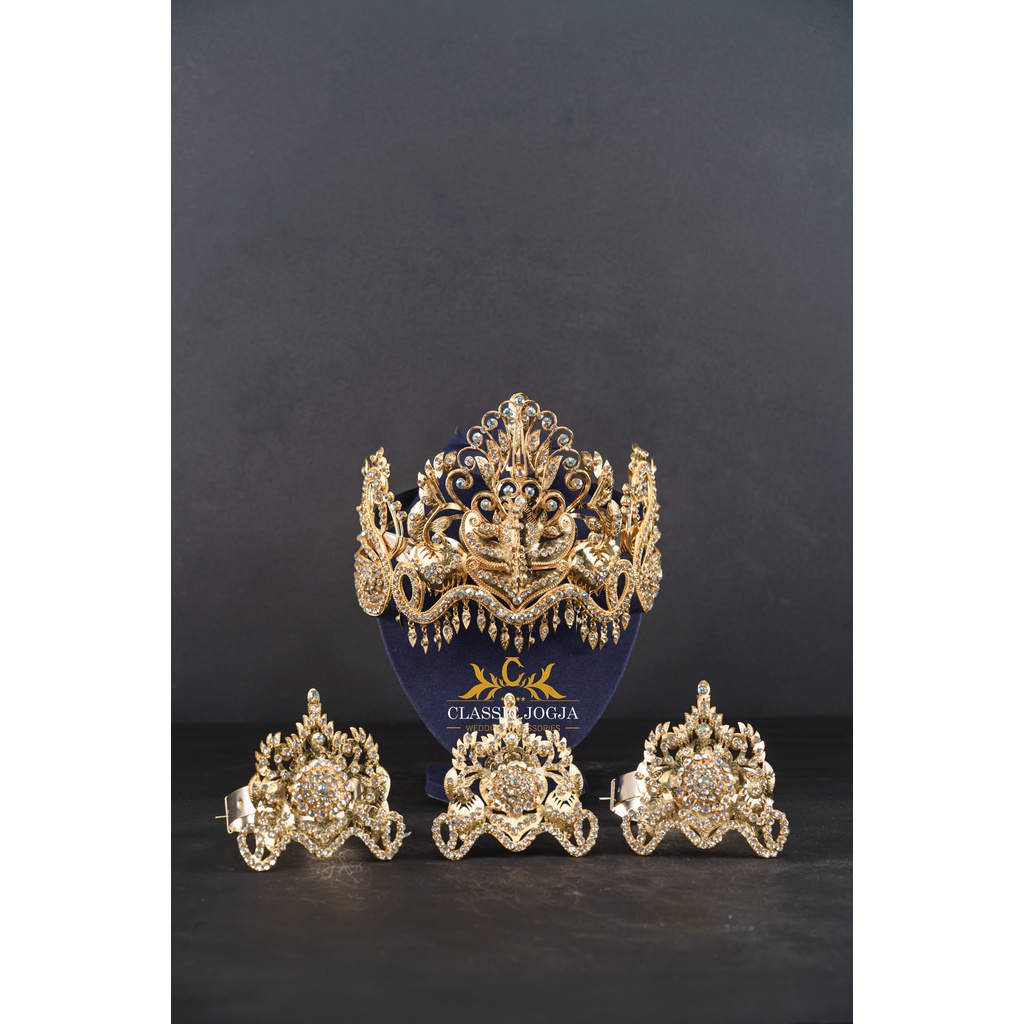 Siger Sunda  PHONIX Gold/mentul/Kembanggoyang/Jurai/Rumbai/Juntai/set manten/siger sunda pengantin m