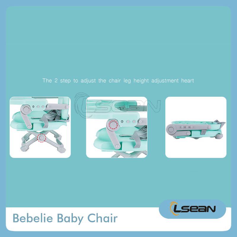 KURSI MAKAN LIPAT BAYI BEBELIE BABY CHAIR FOLDABLE