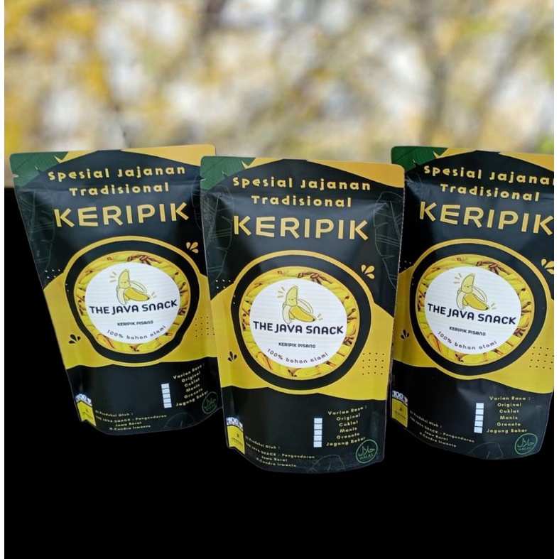 

Keripik pisang kepok organik aneka rasa cemilan sehat untuk keluwarga keripik