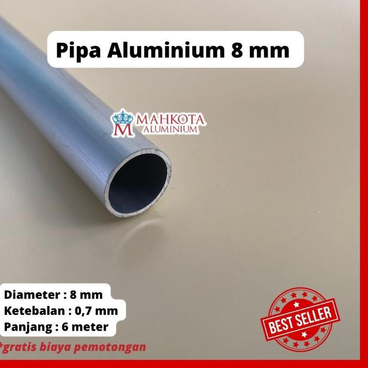 8.8 PIPA ALUMINIUM 8 MM