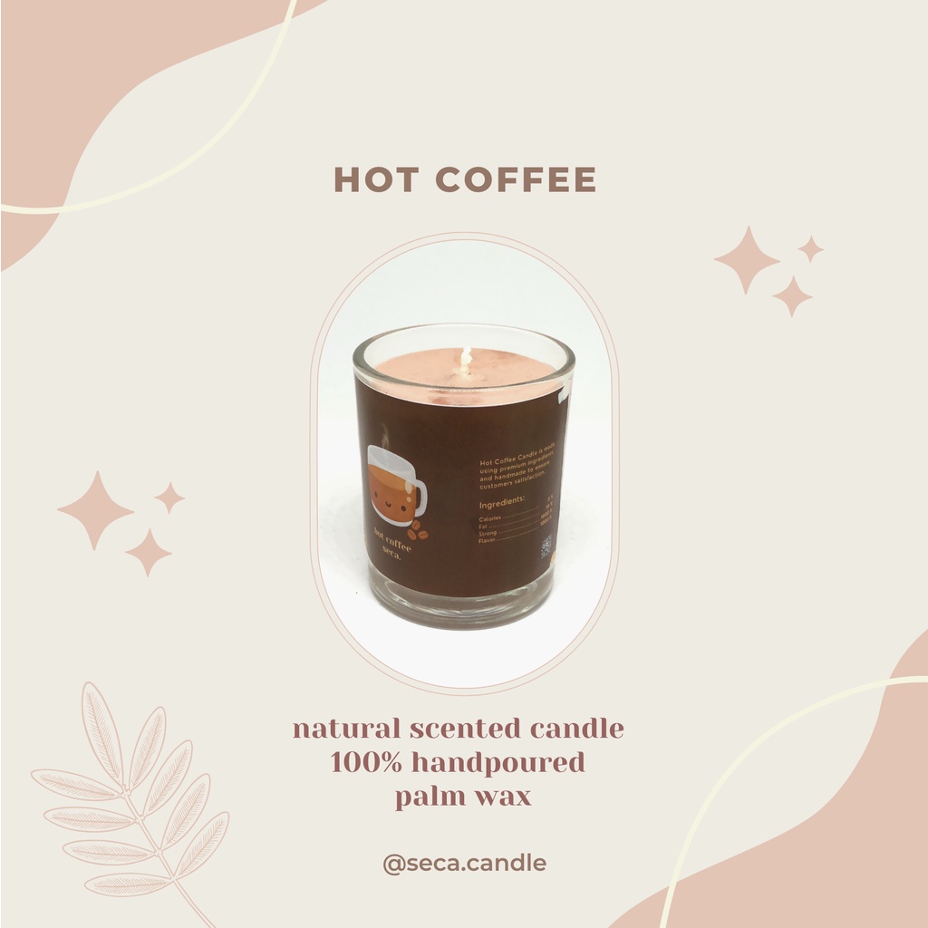 Scented Candle Hot Coffee 65ml - Lilin Aromaterapi