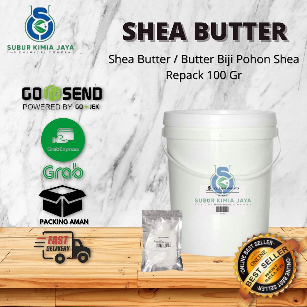 

Shea butter / Bahan Kosmetik / Butter Biji Pohon Shea 100gr Premium