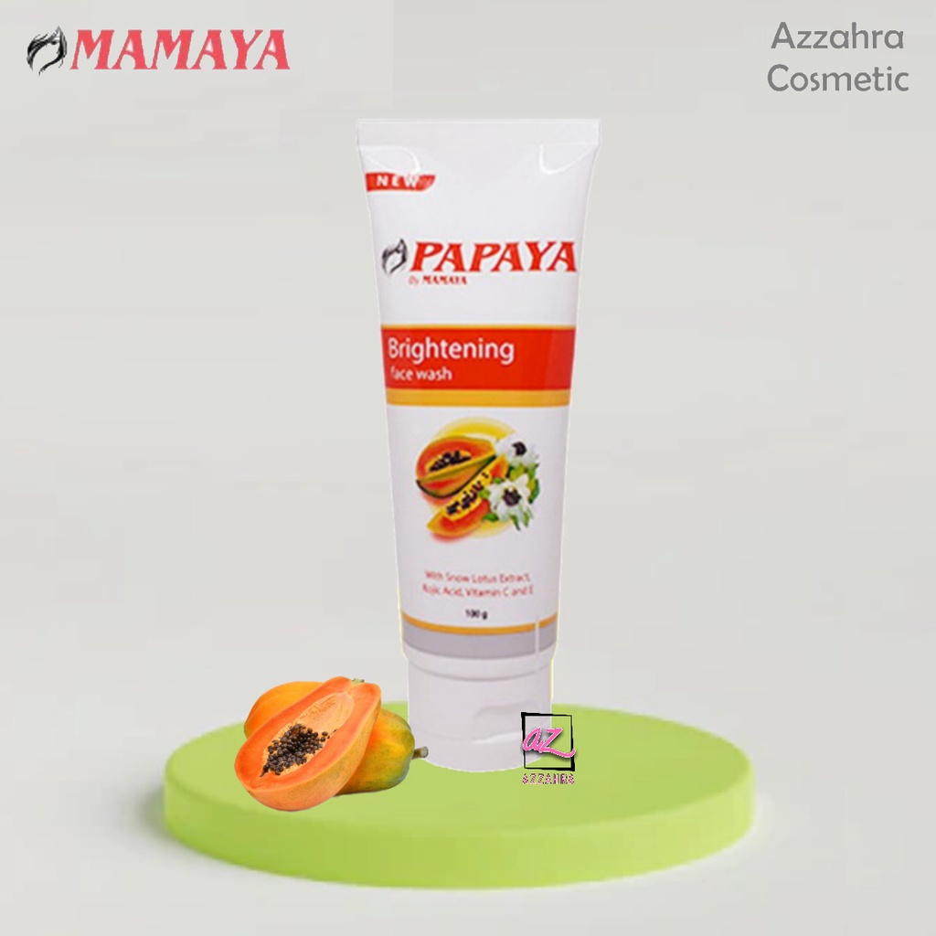 Mamaya Papaya Brightening Face Wash - 100gr