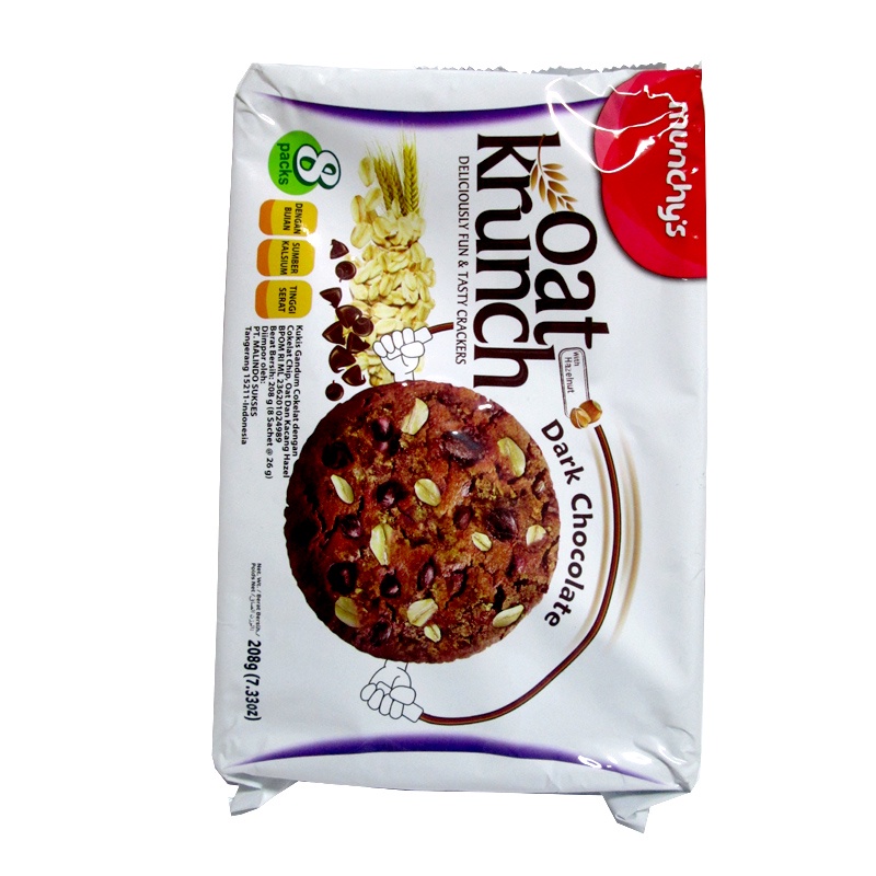 

Oat Krunch Bisc Dark Chocolate 208Gr
