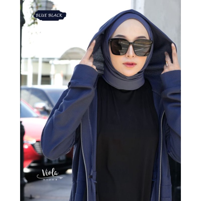 AZQILA HOODIE DRESS / GAMIS HOODIE / DRESS HOODIE / HOODIE MUSLIMAH /FASHION WANITA