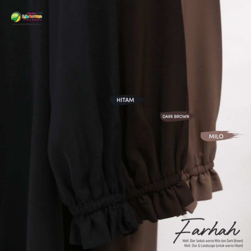 Abaya only Farhah by. Moslem Libasuna