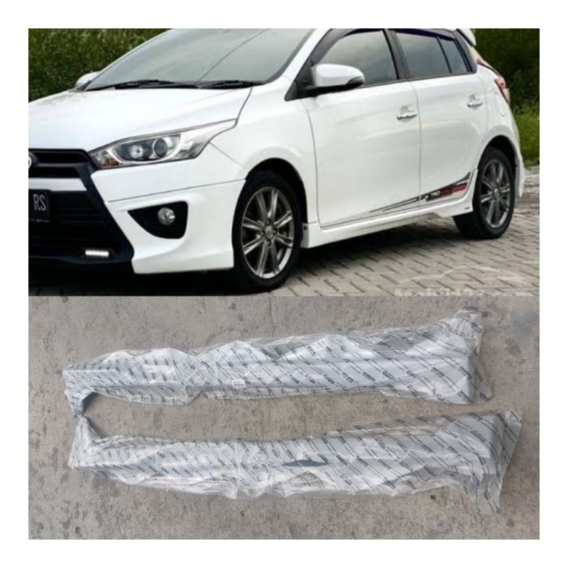 bodykit sideskirt samping Toyota Yaris 2014 2015 2016 original