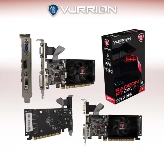 VGA CARD / VGA AMD VURRION RADEON R7 240 / R7 240 LP 4GB DDR3 128BIT