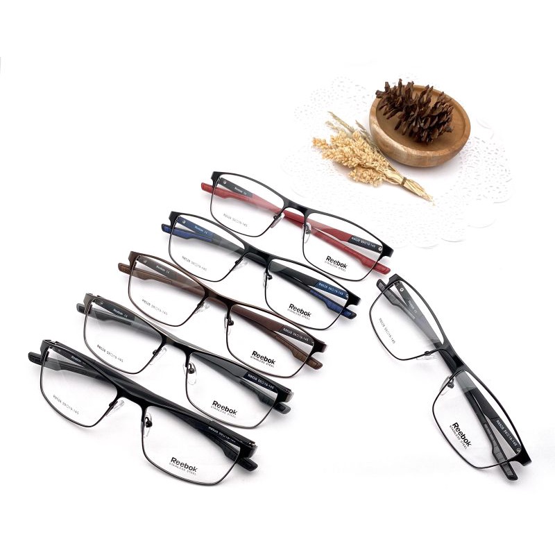 Frame Kacamata sport titanium besi pria bentuk kotak