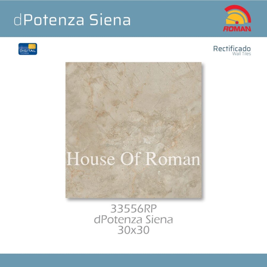 ROMAN KERAMIK DPOTENZA SIENA 30X30RMF 33556RP (ROMAN HOUSE OF ROMAN)
