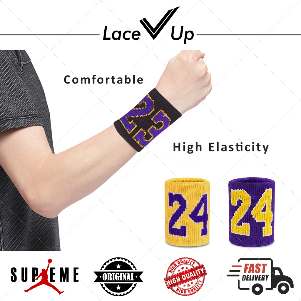 Sport Wristband Olahraga Basket | Sweat Absorbing Wrist Band