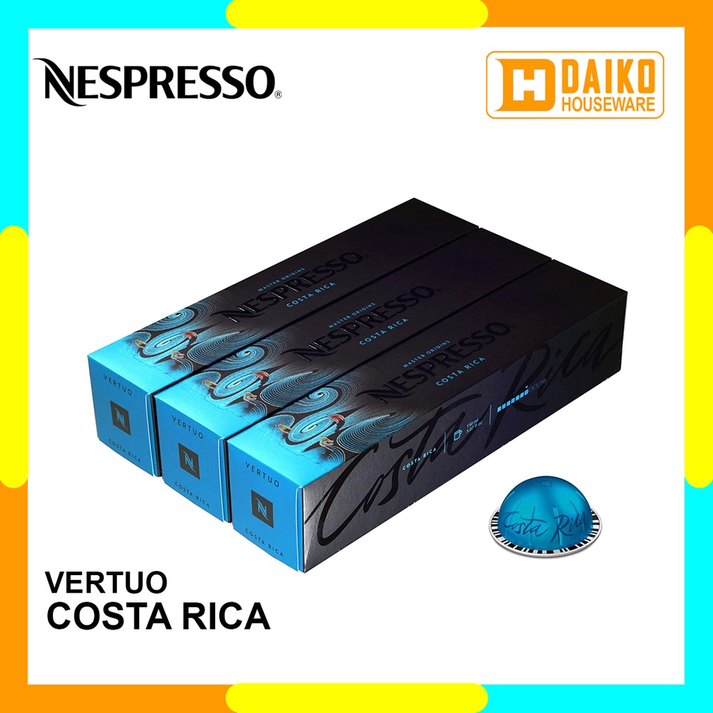 Capsule Nespresso Vertuo Costa Rica - Grand Lungo and Mug Master Origin Coffee
