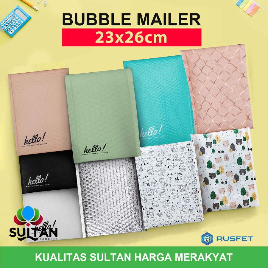 

Amplop Bubble Mailer 23x26cm All Varian Satuan