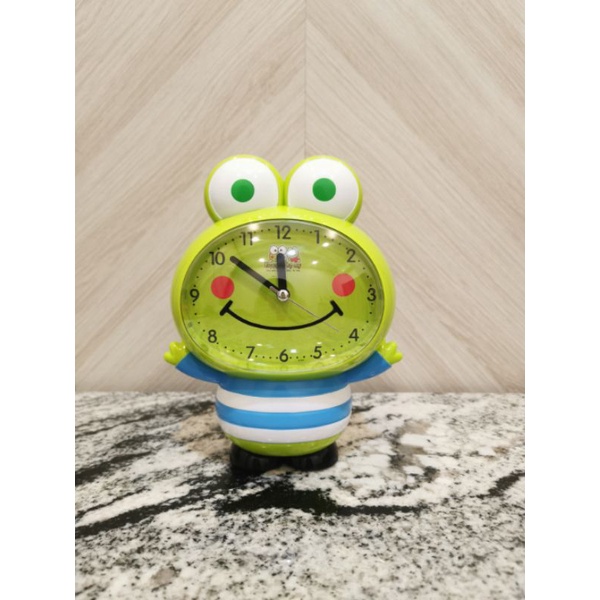 JAM KEROPPI - JAM ALARM - JAM MEJA - JAM TIDUR - JAM KARAKTER KEROPI - JAM ANAK - JAM LUCU - JAM ALA