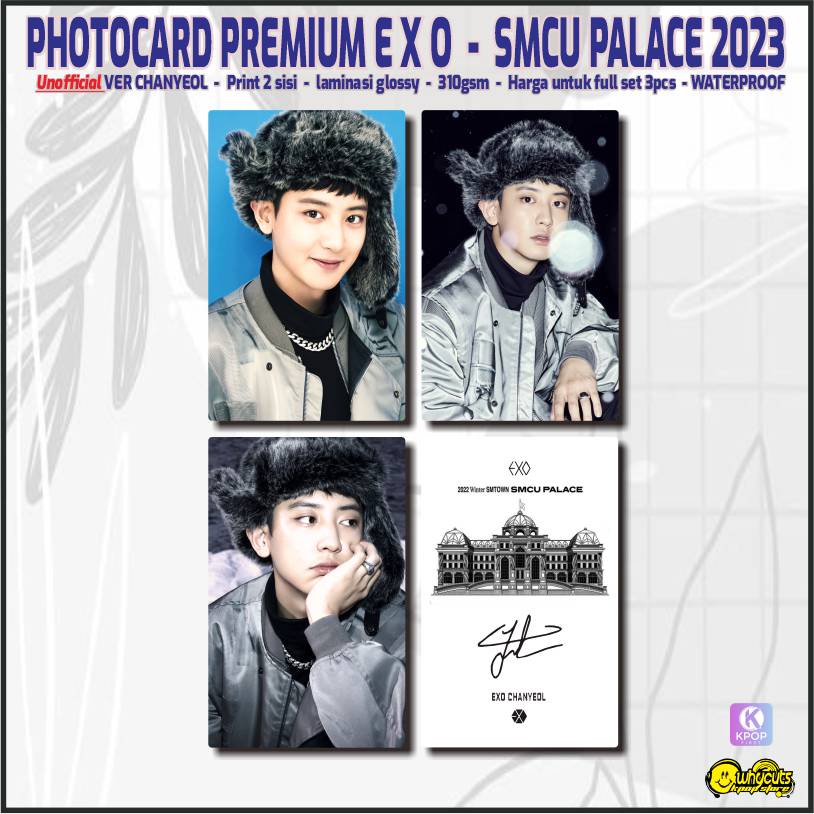 Unofficial Photocard Kpop Premium EXO SMCU PALACE 2023