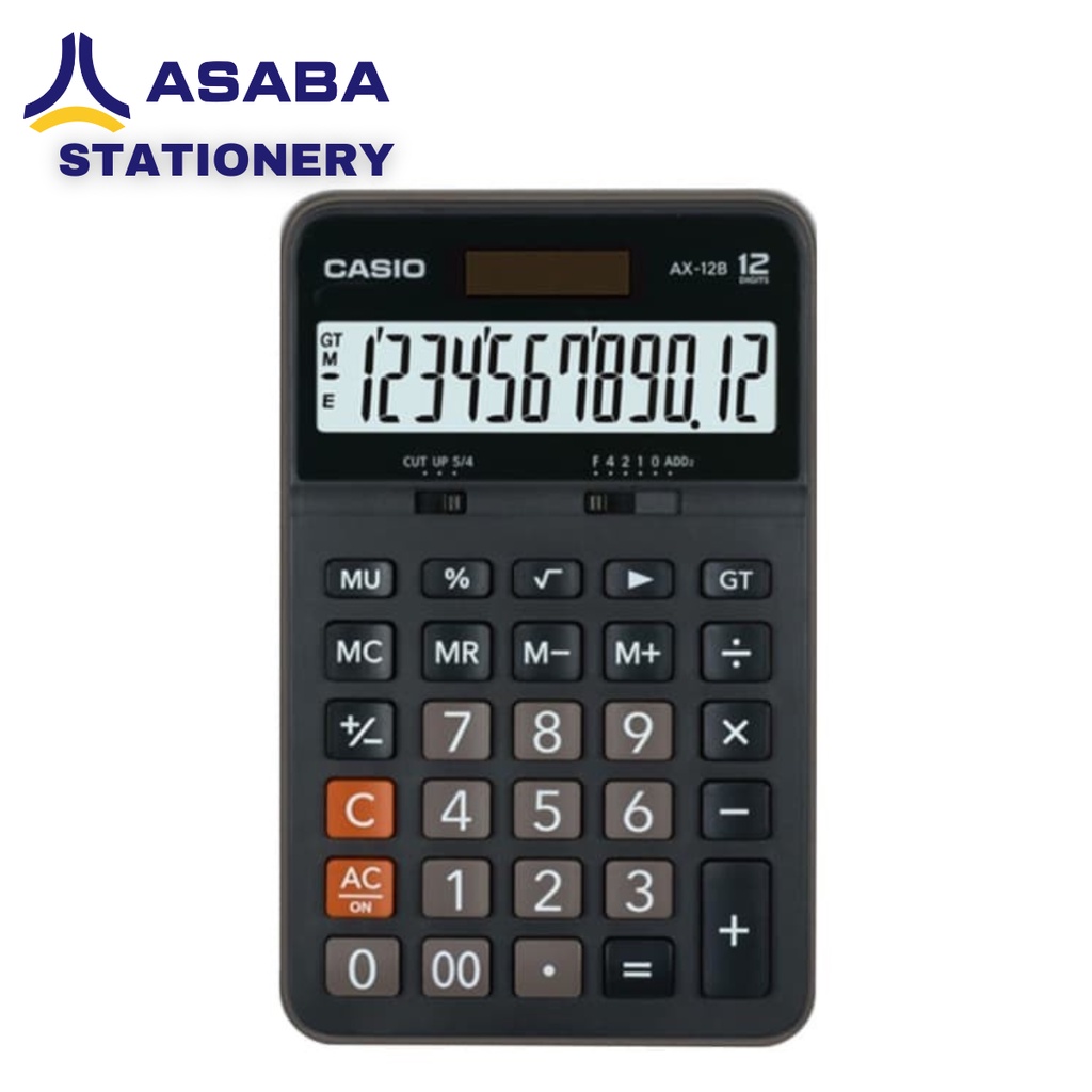 

Asaba Stationery - Kalkulator Casio Value Series AX-12B