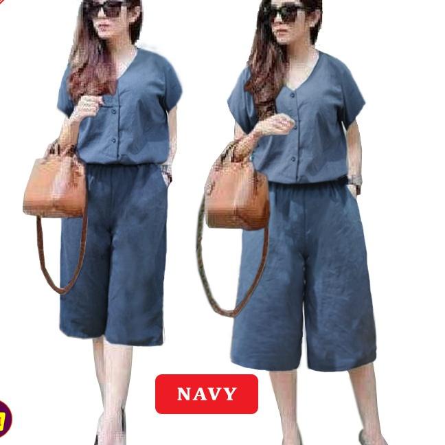Hadir Hari Ini LM 14049 Baju Setelan Jumpsuit nita JUMPSUIT CHARINA TERBARU TERMURAH TERLARIS
