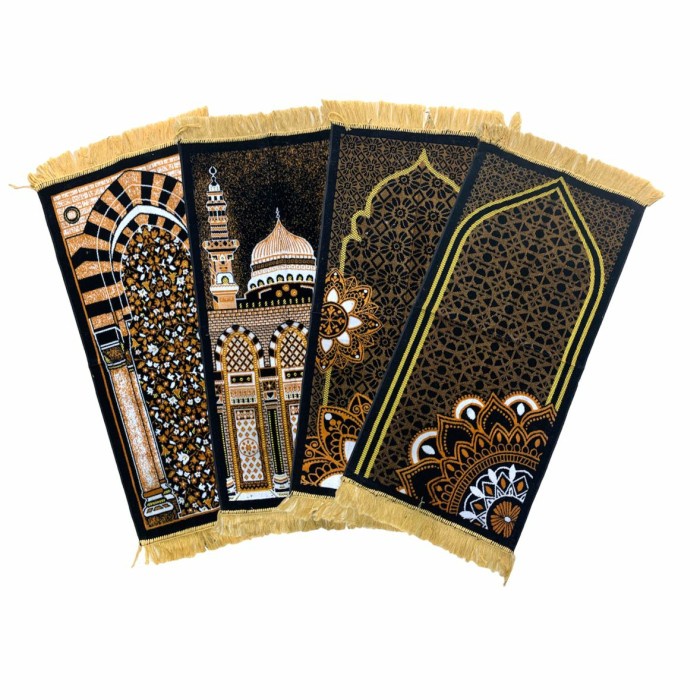 Sajadah sajadah turki bahan bludru tebal dan halus ukuran 50 x 100 cm(V9G8) Sajadah Premium Sajadah 