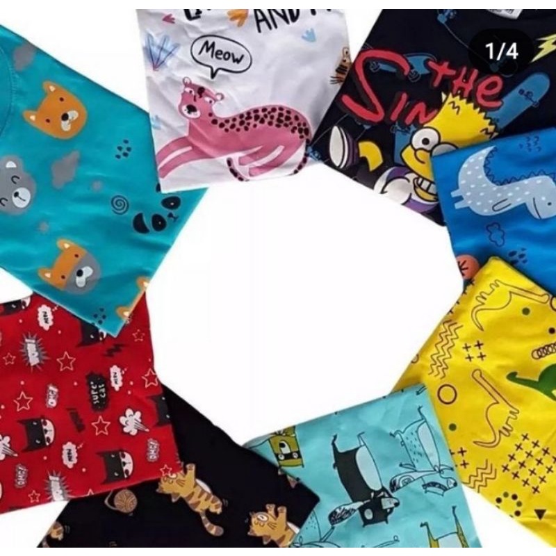 Baju Kaos Anak Oshkosh Junior Motif Full Print