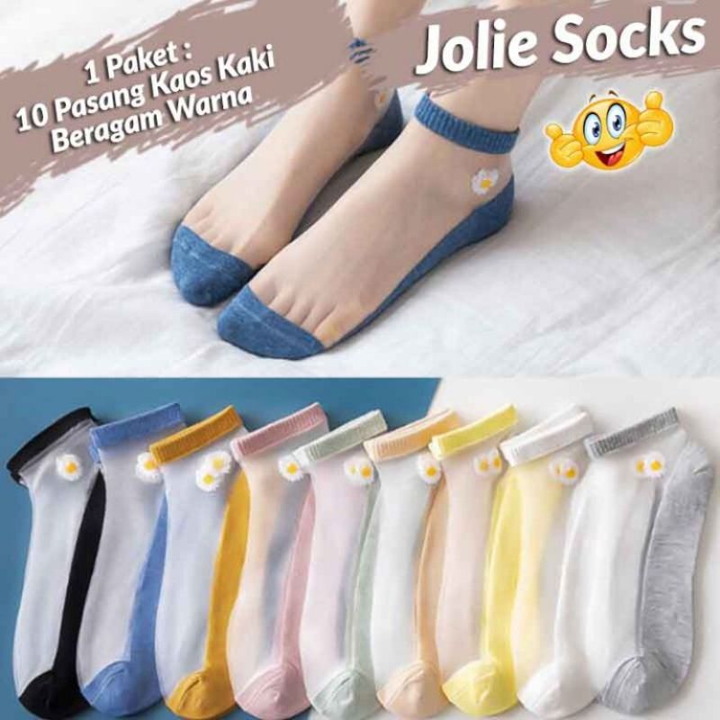 Kaos Kaki Hidden Kaos Kaki Bawah  Flat Renda