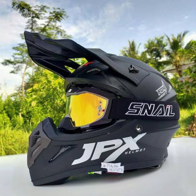 helm jpx hitam doff