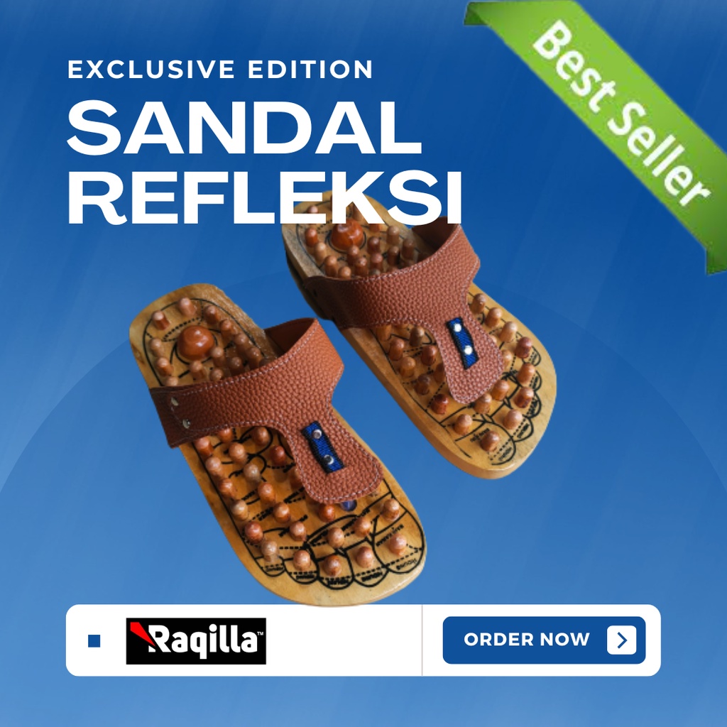 Sandal Kayu Rematik /Sandal Bakiak/Sandal Refleksi/Kesehatan/Rematik Kayu