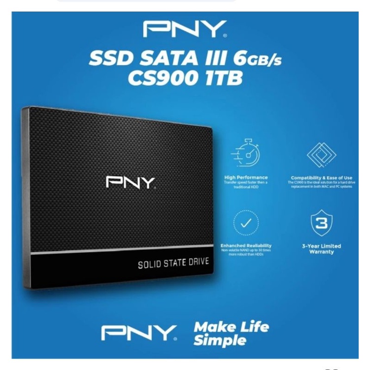 SSD PNY 1 TB CS900