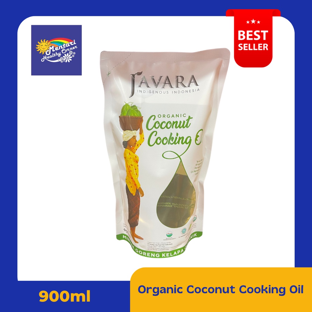 Javara Organic Coconut Cooking Oil 900ml / Minyak Goreng Kelapa 900ml