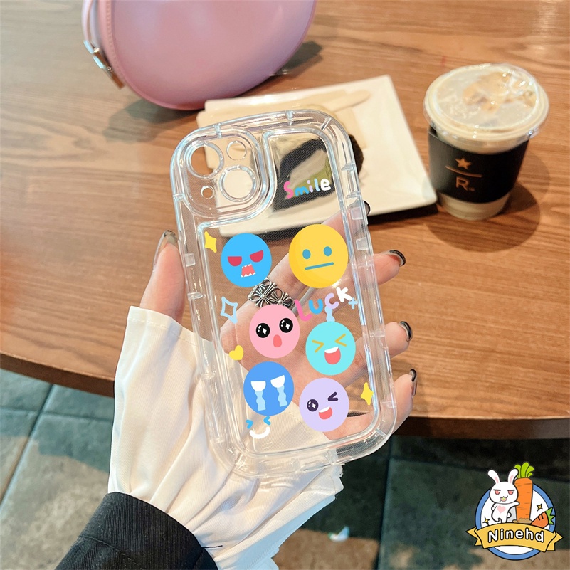 Soft Case Silikon Motif Graffiti smiley face Untuk iPhone 14 13 12 11 Pro Max X Xr Xs Max 8 7 6 6s Plus SE 2020