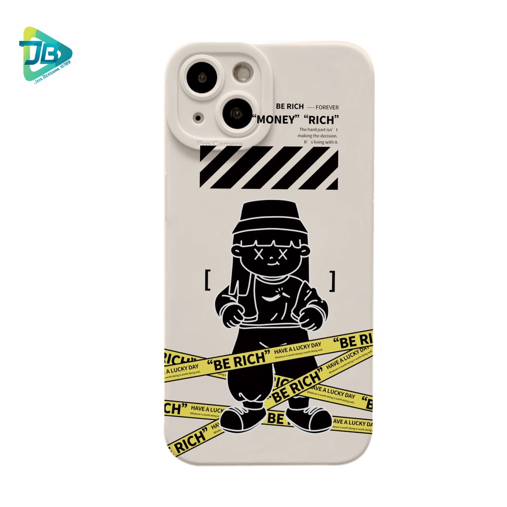 CUSTOM CASE SOFTCASE SILIKON PROCAMERA BE RICH CUSTOM VIVO Y12 Y15 Y17 Y16 Y12S Y20 Y21S Y91 Y93 Y95 Y91C Y1S Y22 Y35 V25 V25E JB6919