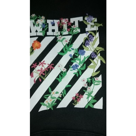 JAKET OFF WHITE FULL TAG ORIGINAL  & BUNGA BORDIR (BEBAS ONGKOS KIRIM) SE-INDONESIA