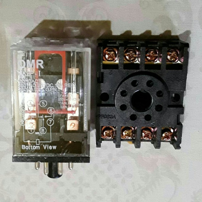 Relay Omron Original MK2P - I input: 220V Ac (100 ORI) + socket