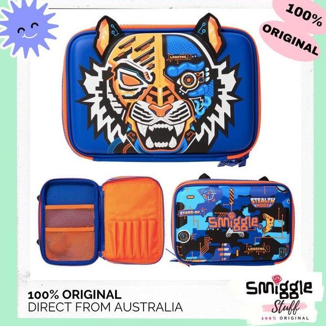 

ORIGINAL SMIGGLE HARDTOP DOUBLE UP PENCIL CASE - TEMPAT PENSIL HARDTOP UH654OIK