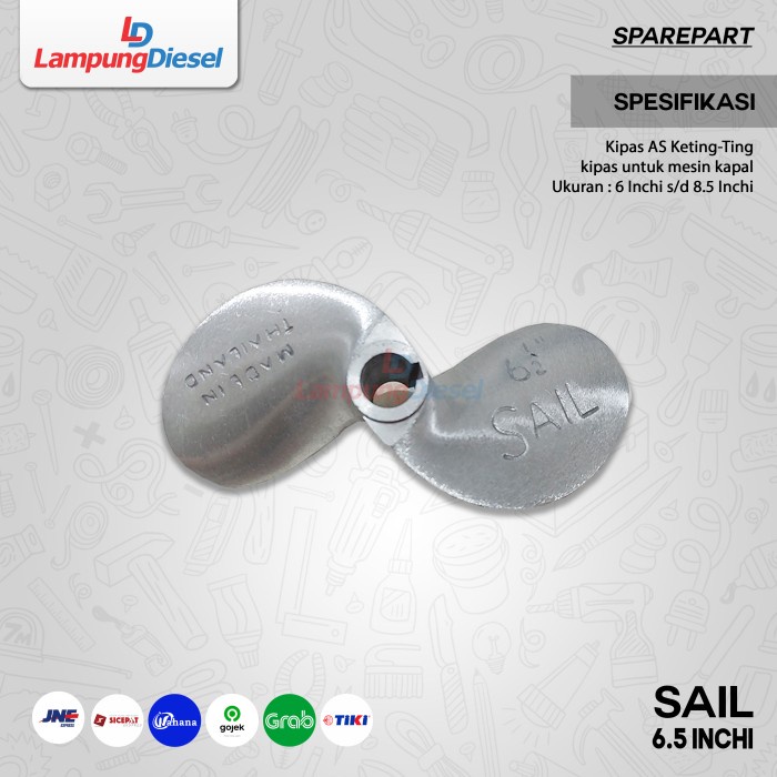 Kipas Baling-Baling Perahu Sail Thailand