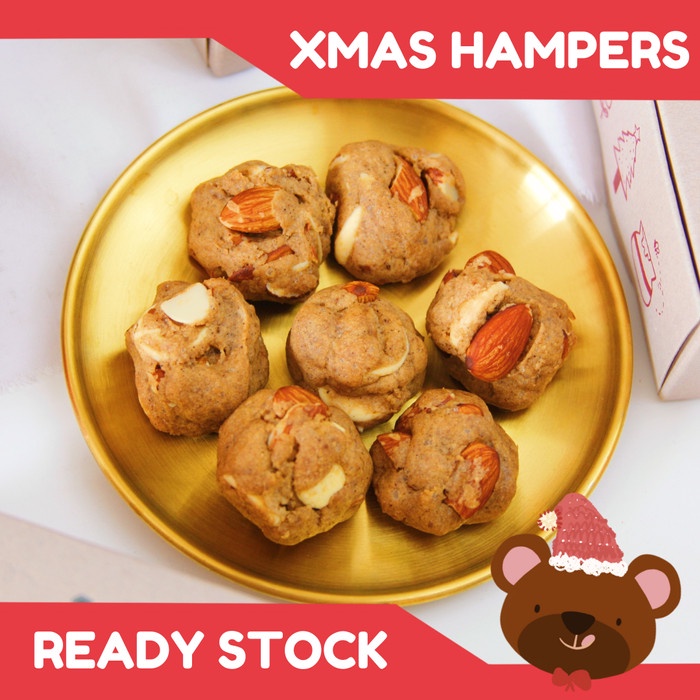 

Terlaris ✨ - Cinnamon Almond Cookies - Christmas Natal Kue Kering Hampers Kado - 10 pcs 2.1.23