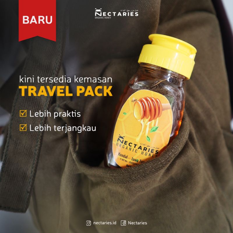

[GRADE AA+] NECTARIES 120 g Madu Full Nektar Madu Mentah Madu Premium Madu Bersanad Murni Raw Honey