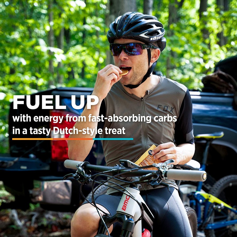 GU Energy Stroopwafel Coconut Sports Nutrition Waffle tenaga lari ride