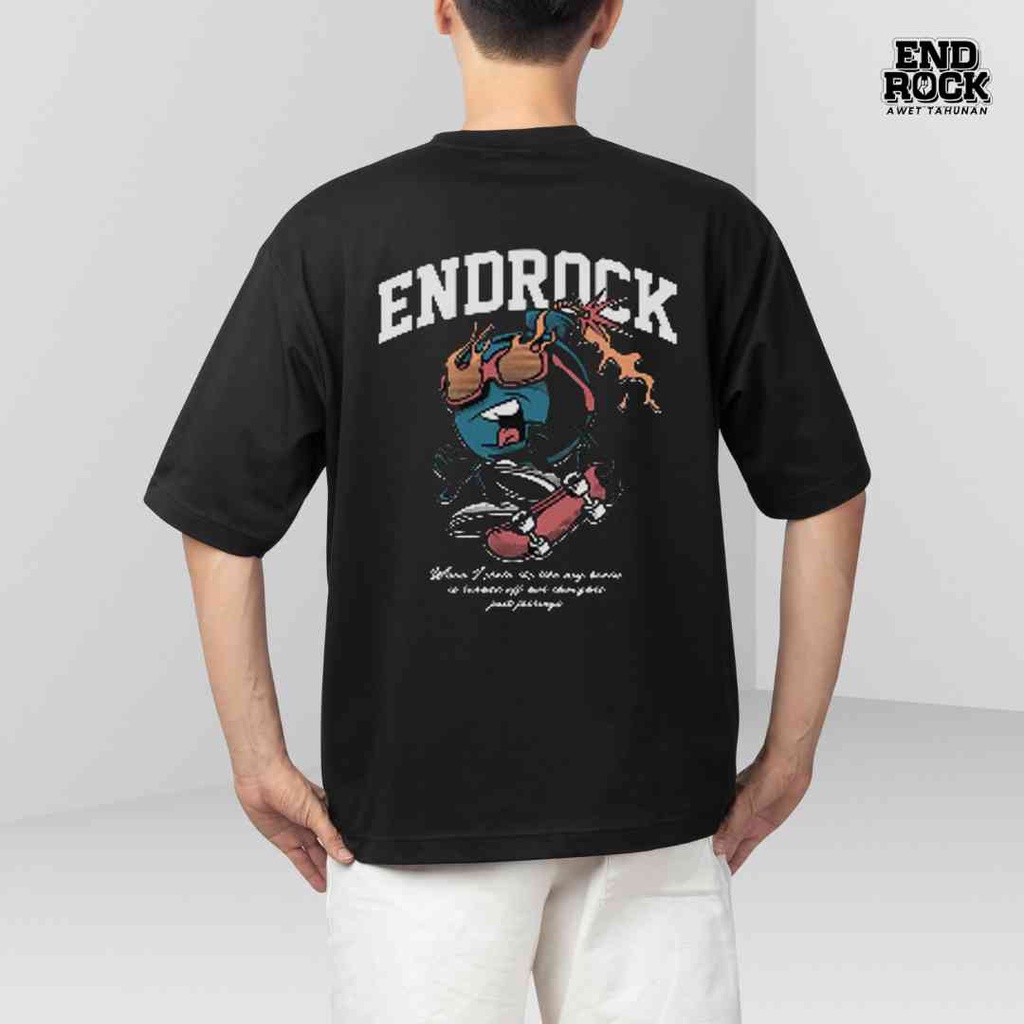 Kaos Oversize Original Endrock Tema Bomb Skater