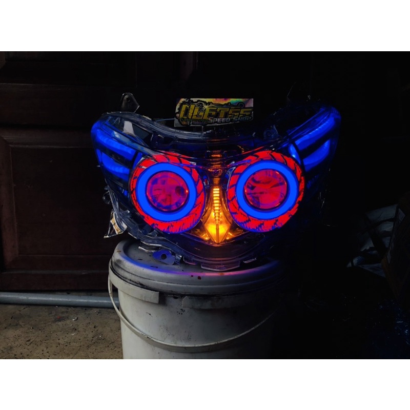 reflektor lampu depan soul gt 115 | xeon gt 125 custom proji projie pnp alis