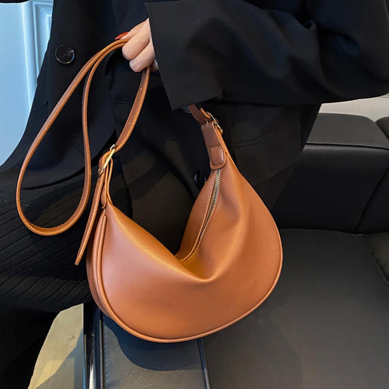 ZIE.STORE11 Tas selempang wanita polos Kulit sintentis Premium 4warna putih tan hitam kombi