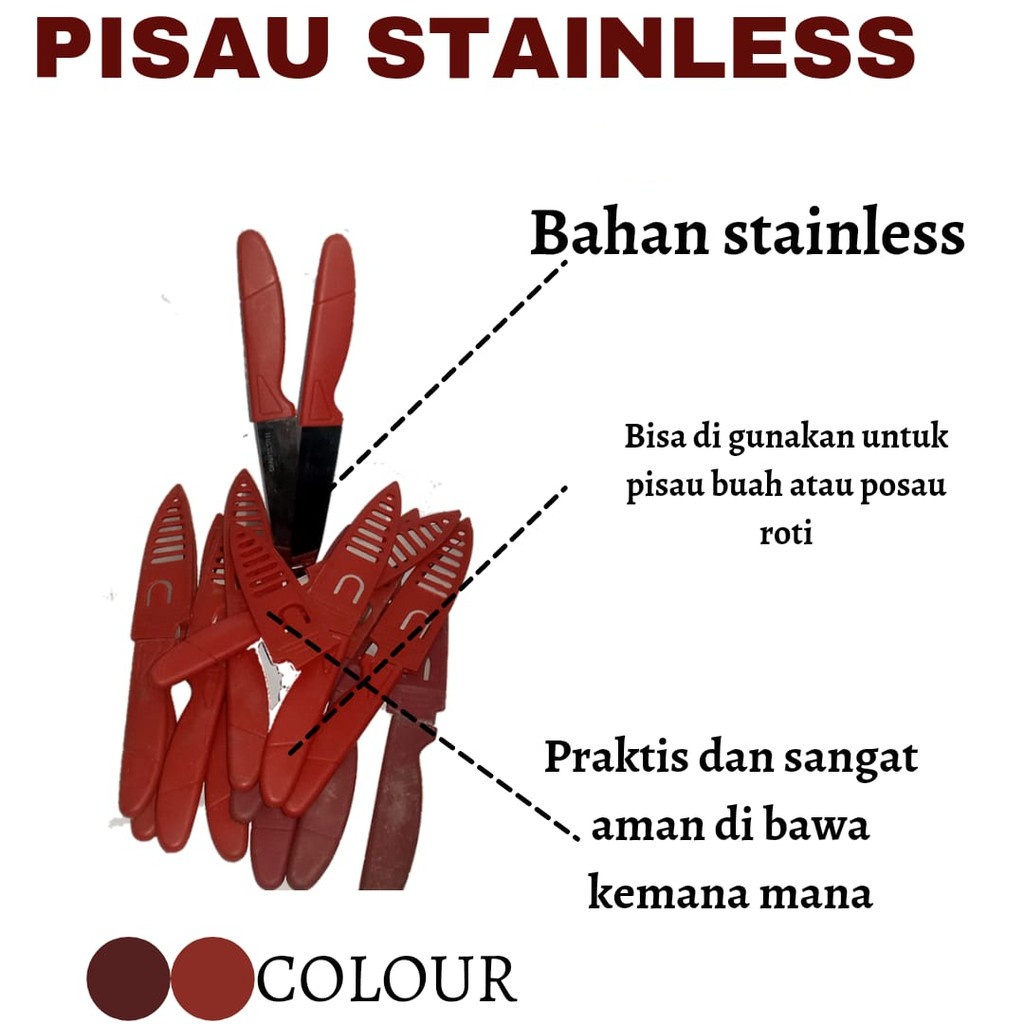 (VCM) Pisau Apel Stainless / Pisau Apel