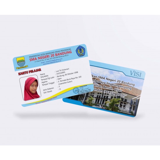 

ID Card/ Kartu Pelajar/ Tebal 1 hari jadi