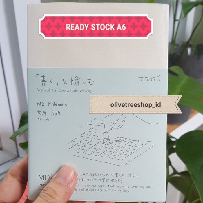 

Note Midori Md Notebook A6 Ready Stok Utk Bujo, Diary, Planner