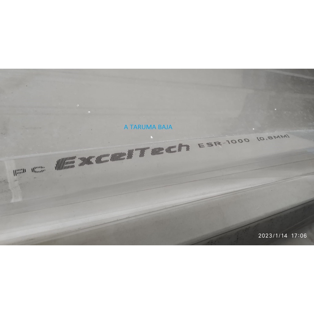 Spandeck Exceltech TRANSCLEAR ESR1000, Kirim Armada Toko atau diambil sendiri, Atap Polycarbonate Tr