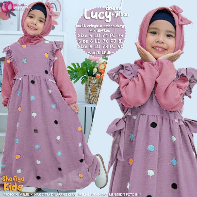 (NEW)GAMIS ANAK OOTD//LUCY SET-SHOFIYA KIDS//ADIBA BY KALANI